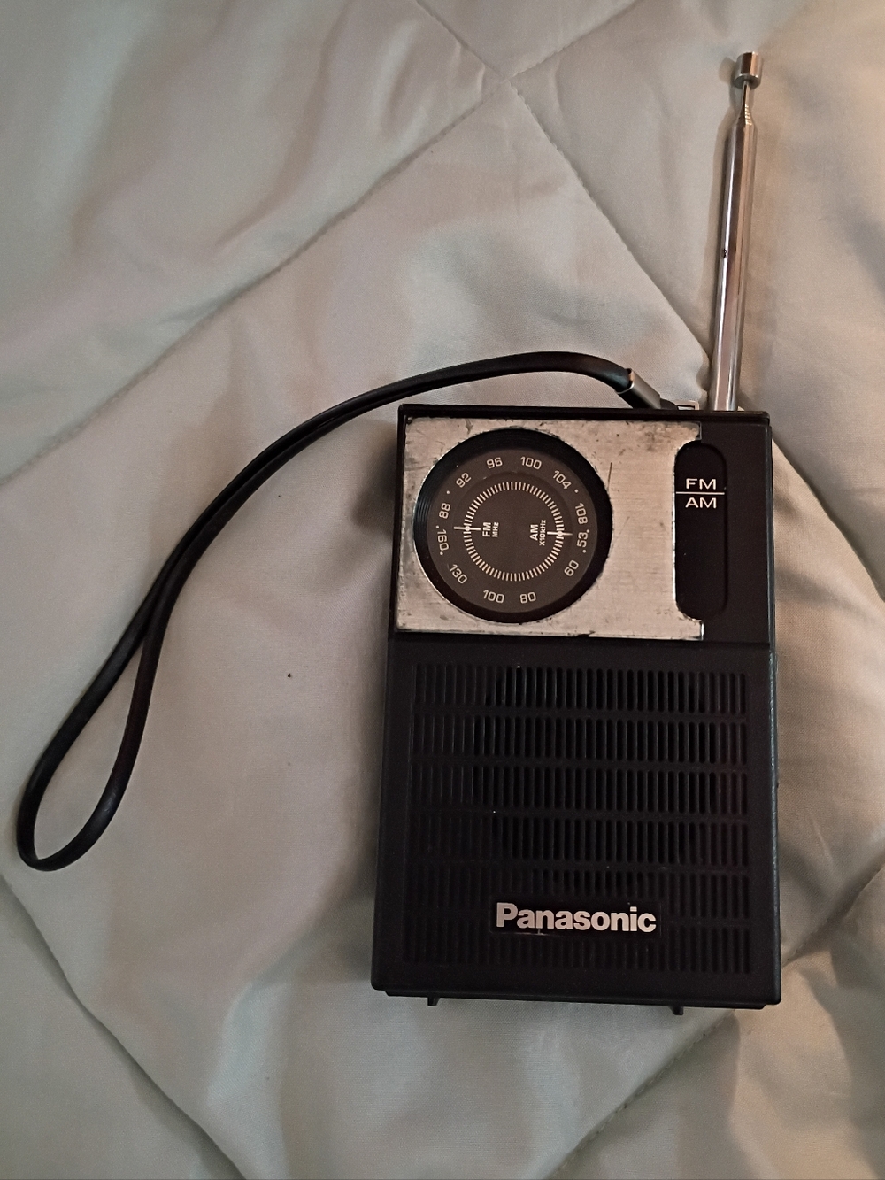 Panasonic Black Portable AM/FM Radio with Telescoping Antenna